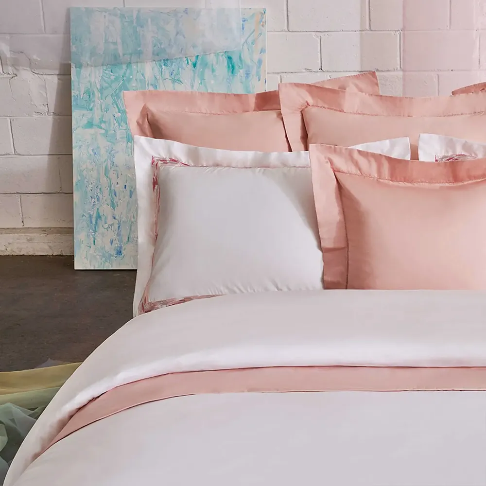 Bed linens - Luxury Duvet Cover Set Luminova Collection, Magenta - CROWN GOOSE