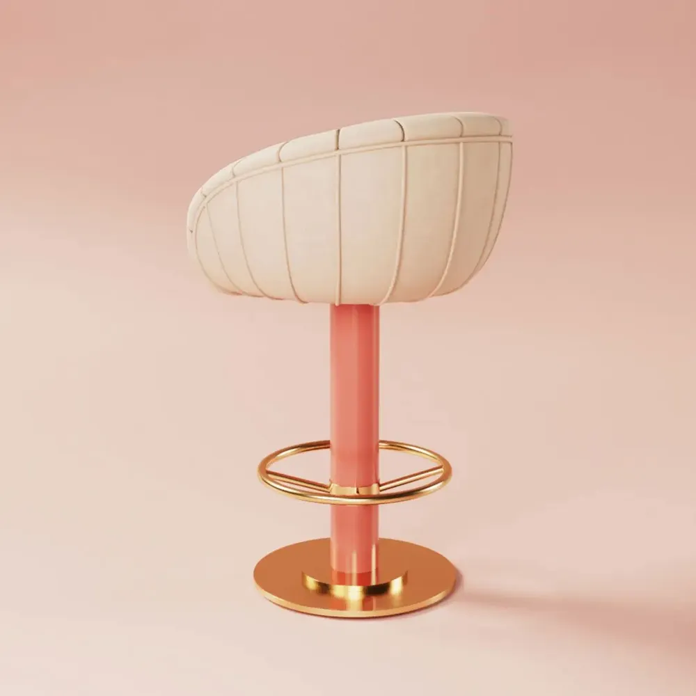 Chairs - Vivien Swivel Bar Chair Made in Portugal By Ottiu - OTTIU