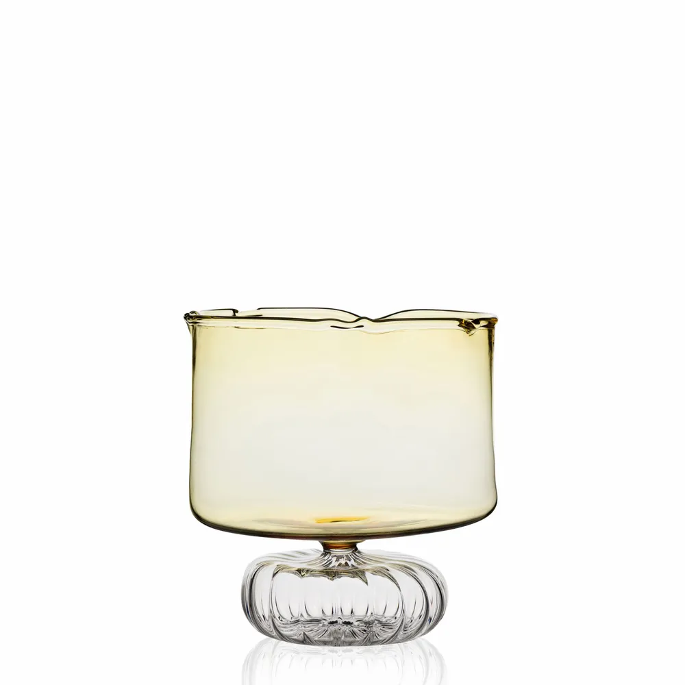 Crystal ware - Golden Glow Jar - ASMA'S CRAFTS