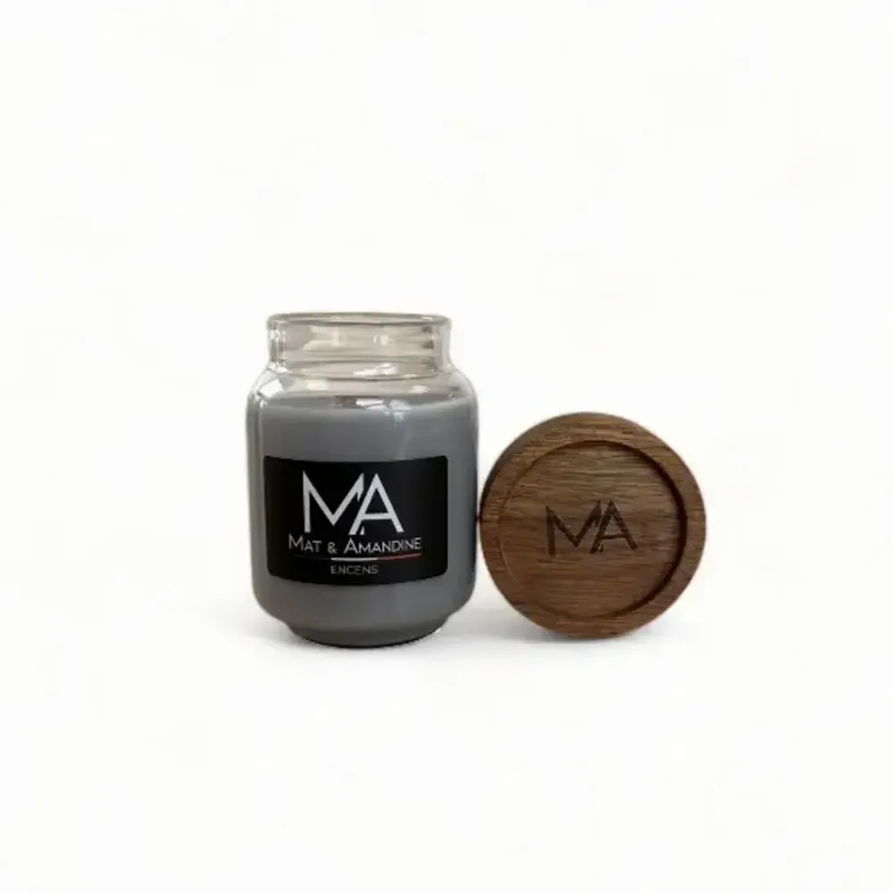 Decorative objects - INCENSE — Scented Candle (Small Jar) - MAT AMANDINE