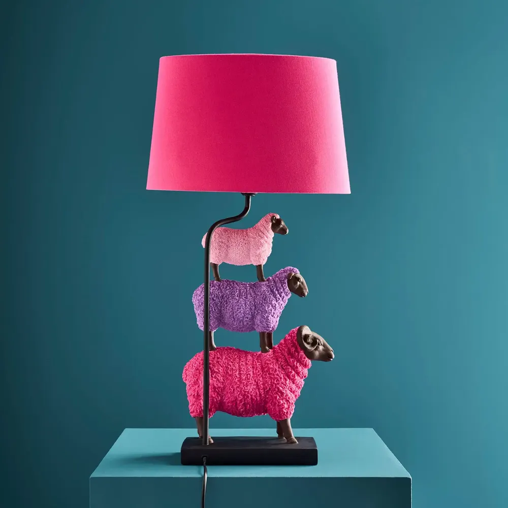 Lampes de table - Lampe de table avec moutons Colorful Sheep - WERNS