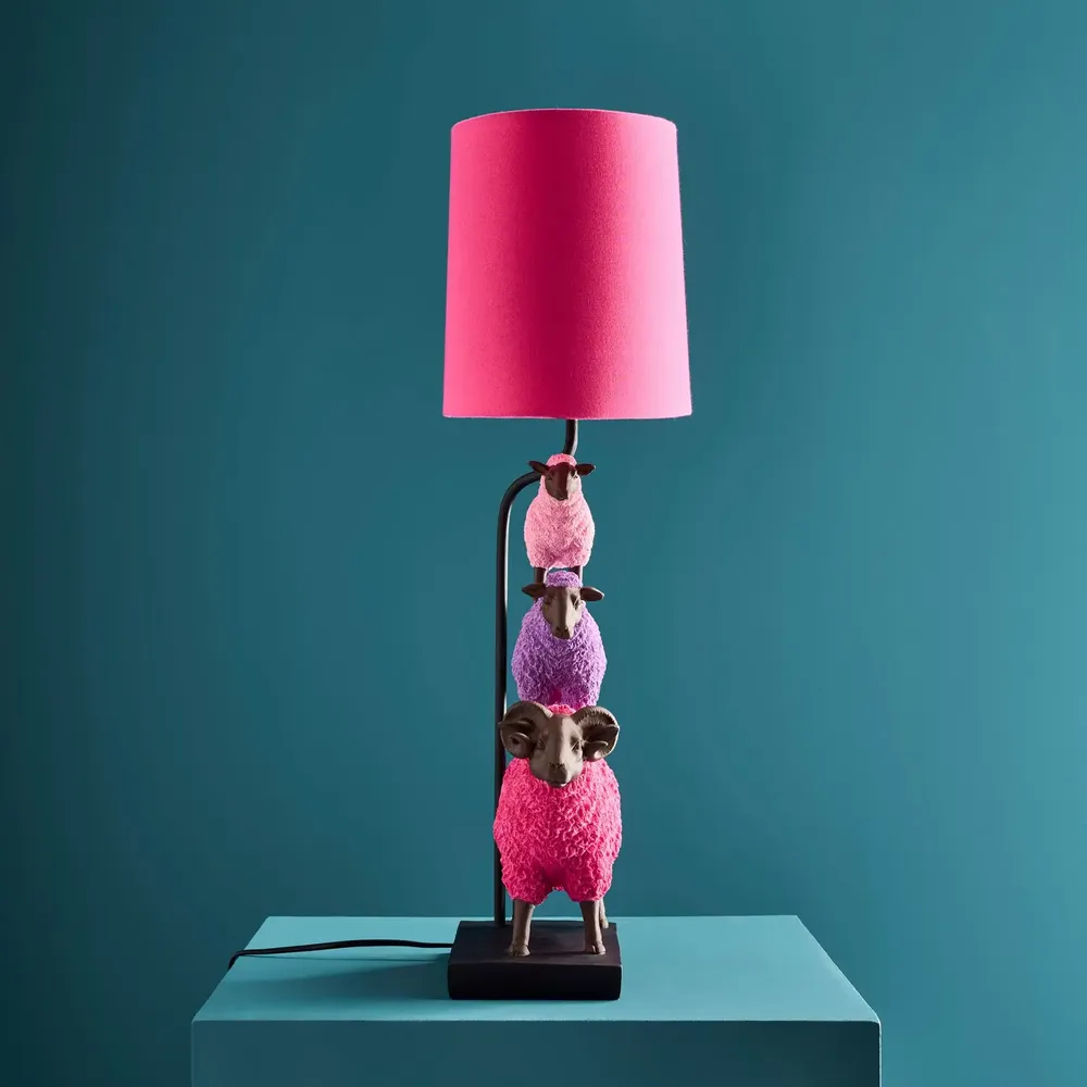 Lampes de table - Lampe de table avec moutons Colorful Sheep - WERNS