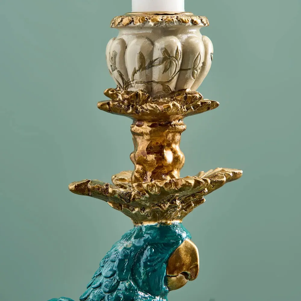 Objets de décoration - Lot de 2 bougeoirs perroquets - WERNS