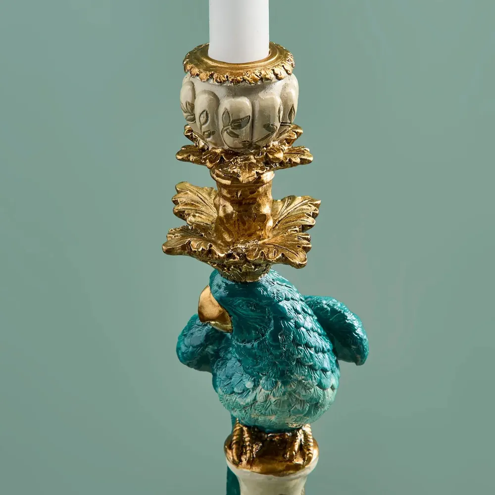 Objets de décoration - Lot de 2 bougeoirs perroquets - WERNS