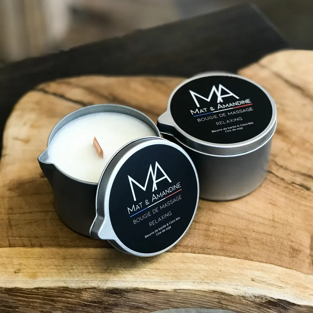 Spas - Massage candle - RELAXING - MAT AMANDINE