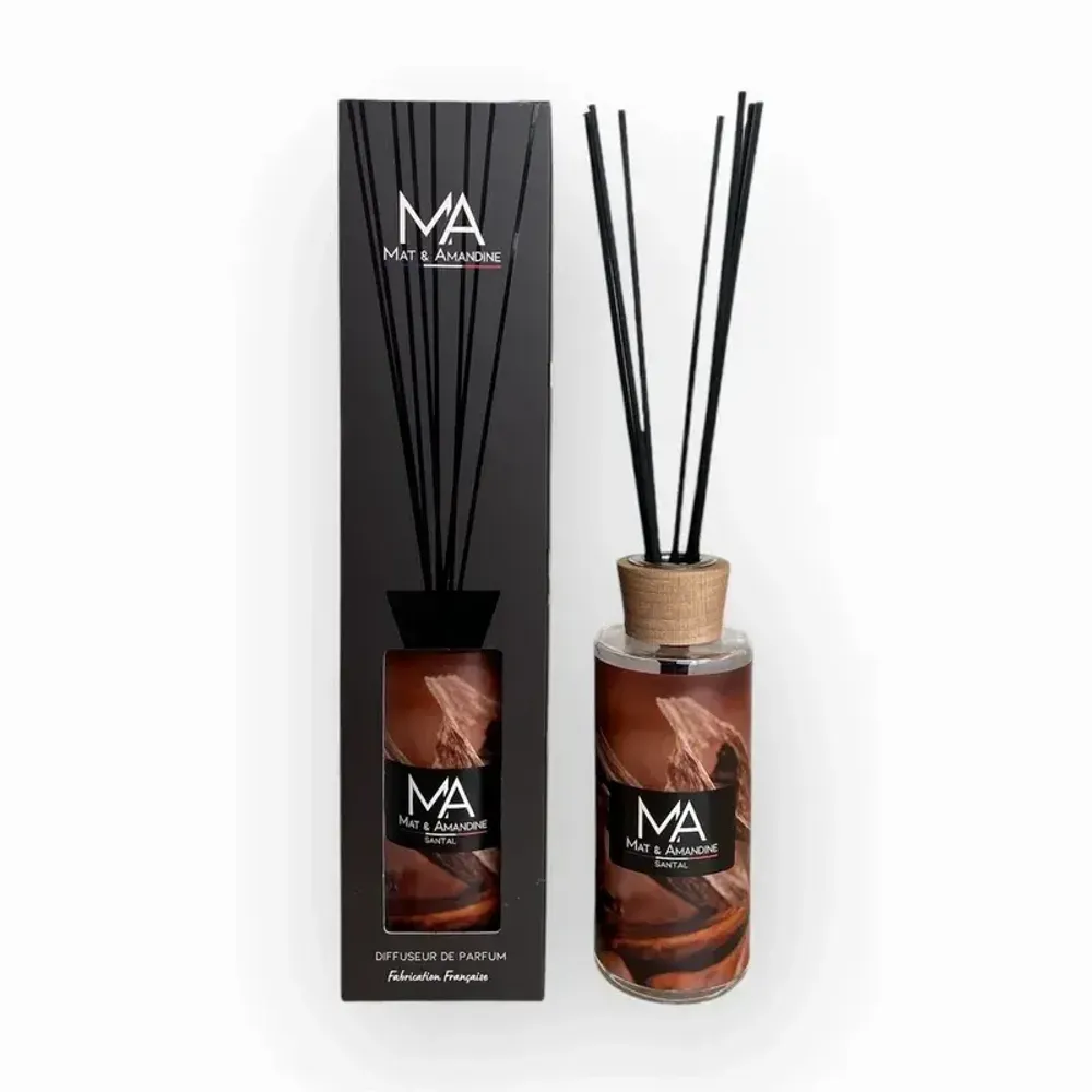 Decorative objects - SANTAL — Stick diffuser - MAT AMANDINE