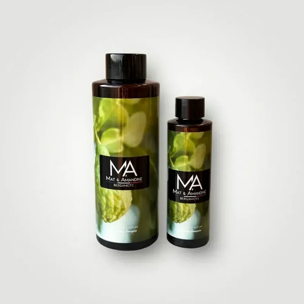 Home fragrances - BERGAMOT — 200ML Fragrance Diffuser Refill - MAT AMANDINE