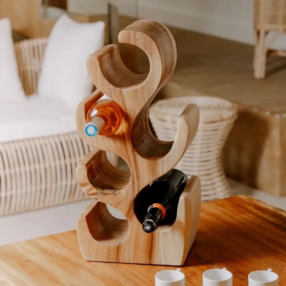 Pièces uniques - VINO - Porte bouteille en bois - HYDILE
