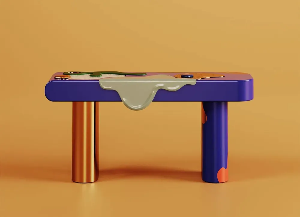 Consoles - Console La Vie fabriquée à la main au Portugal - MALABAR