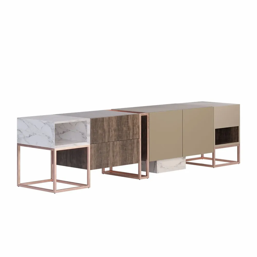 TV stands - Detroit Tv Unit Handmade in Portugal By Porus Studio - PORUS STUDIO