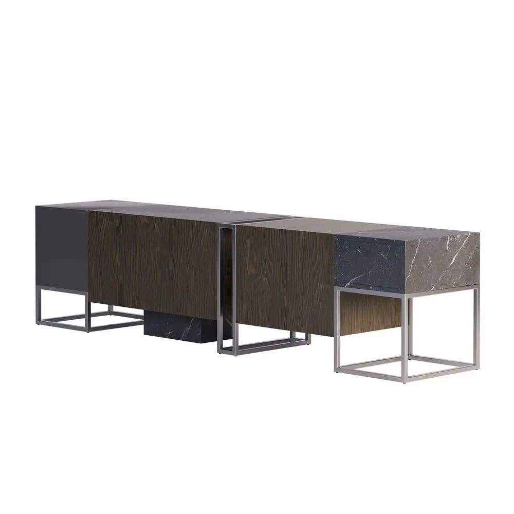TV stands - Detroit Tv Unit Handmade in Portugal By Porus Studio - PORUS STUDIO