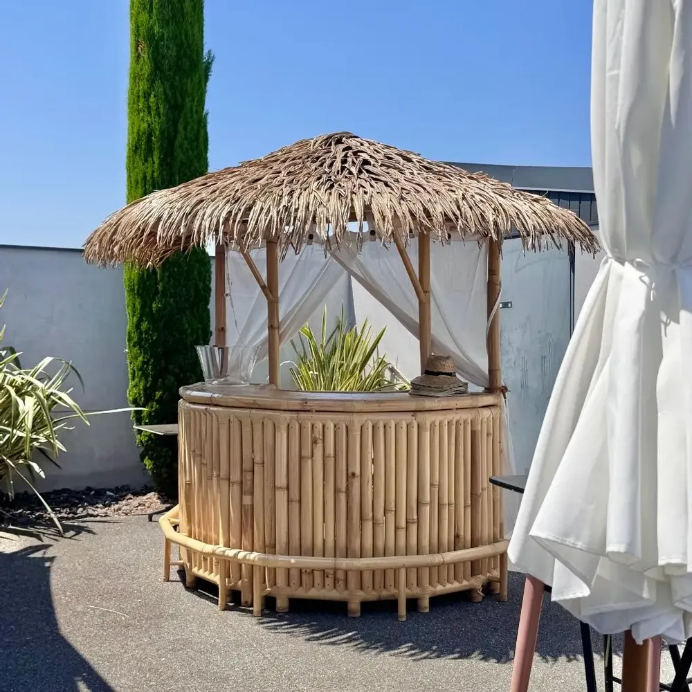 Gazébos, belvédères et pavillons de jardin - NUSA - Bar en bambou - HYDILE