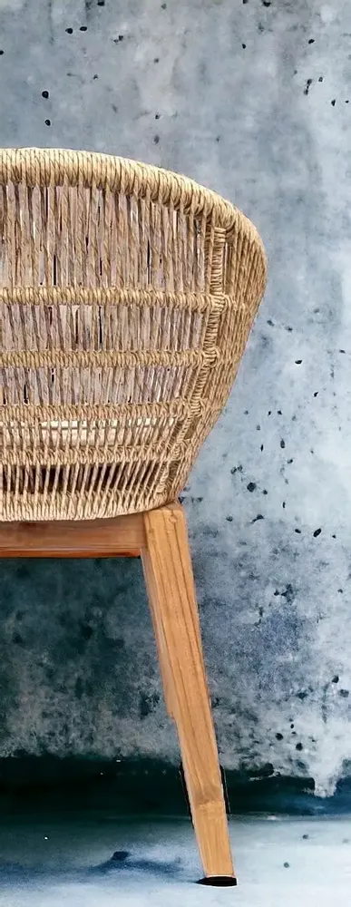 Lawn chairs - CHT13 teak bar chair - BALINAISA