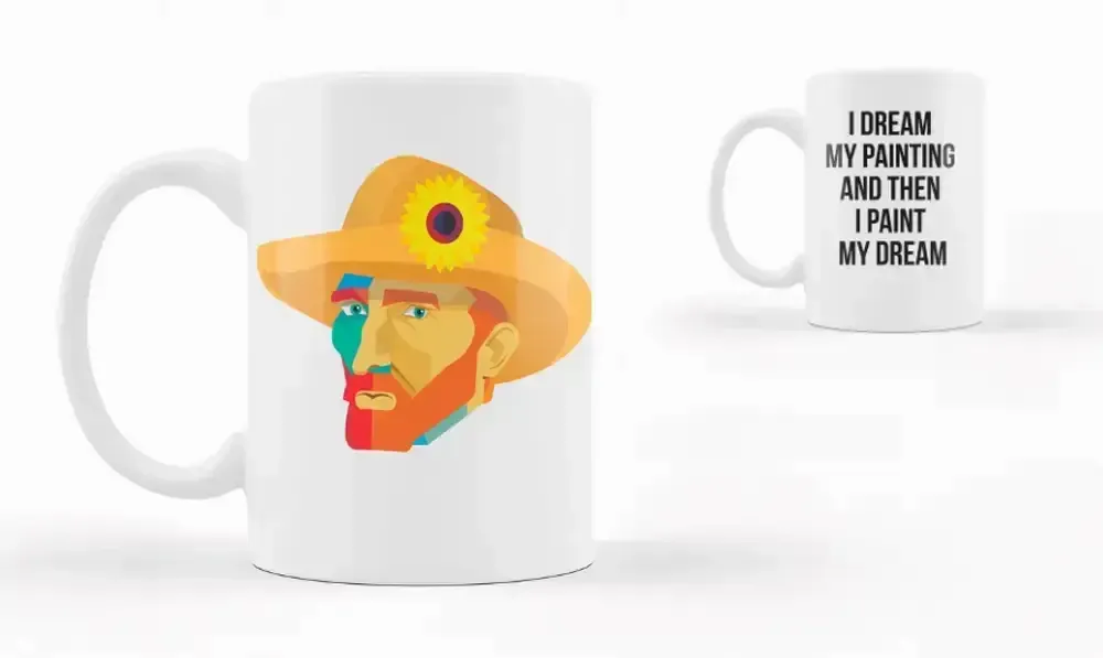 Tasses et mugs - Mug Geo Van Gogh en anglais - KALIDOSKOPIO