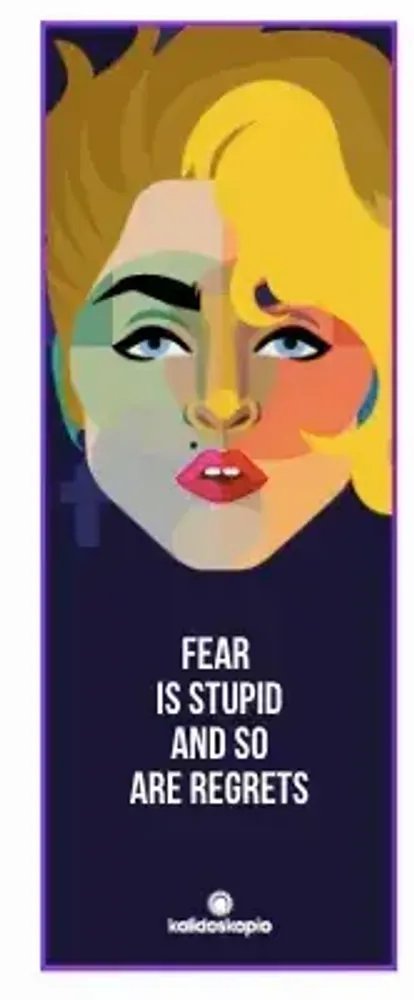 Gifts - Geo Madonna Bookmark with English phrase - KALIDOSKOPIO