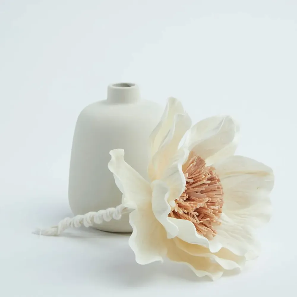 Décorations florales - Diffuseur aromatique, vase et fleur pour parfum d'ambiance intérieur - ANOQ