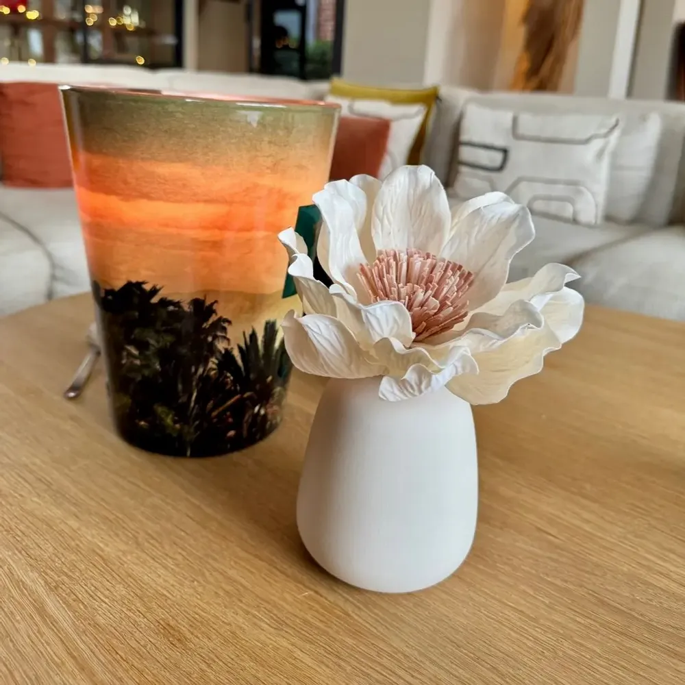 Décorations florales - Diffuseur aromatique, vase et fleur pour parfum d'ambiance intérieur - ANOQ