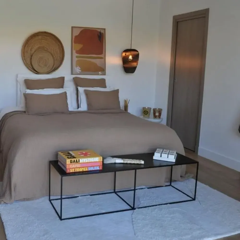 Bed linens - TINO CINNAMON BEDSPREAD - MAISON D'ÉTÉ