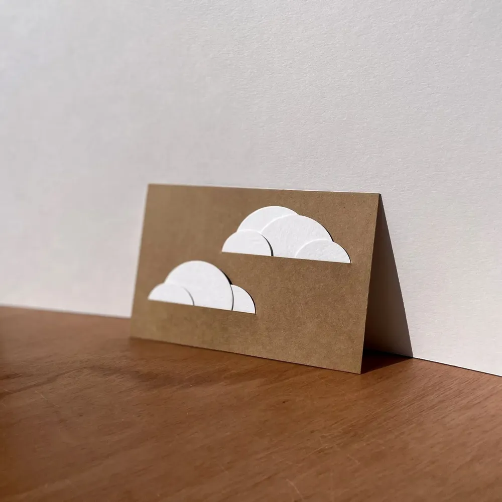 Card shop - NUAGE Object Card OISO® - Kraft - OISO