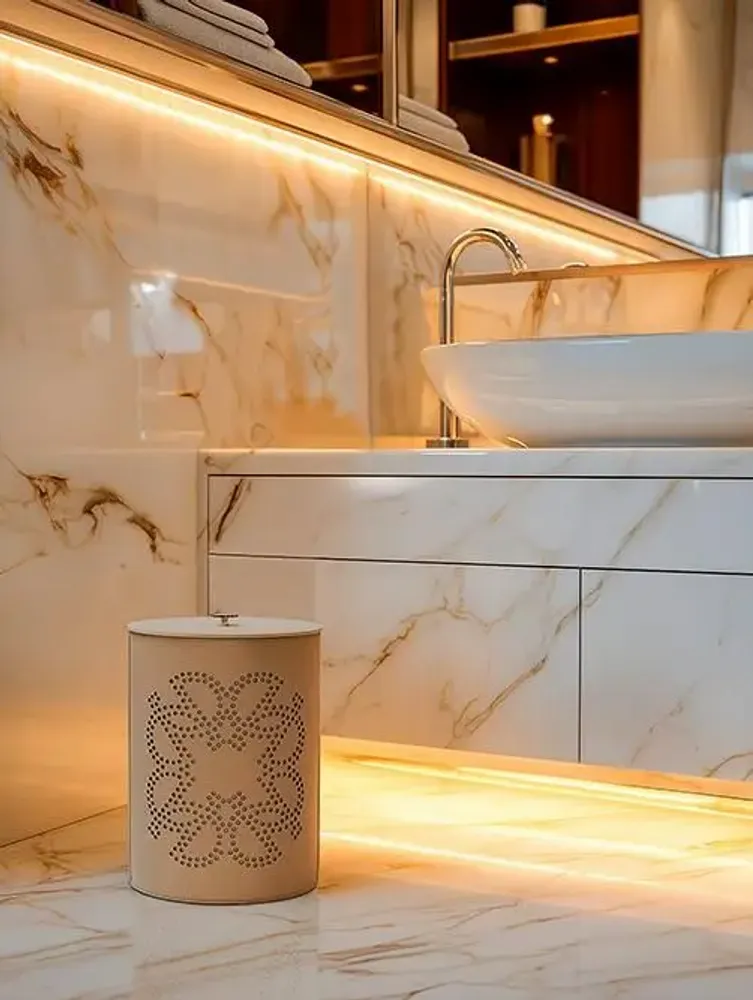 Decorative objects - ECUSSON WASTEPAPER BIN - ELIE SAAB MAISON