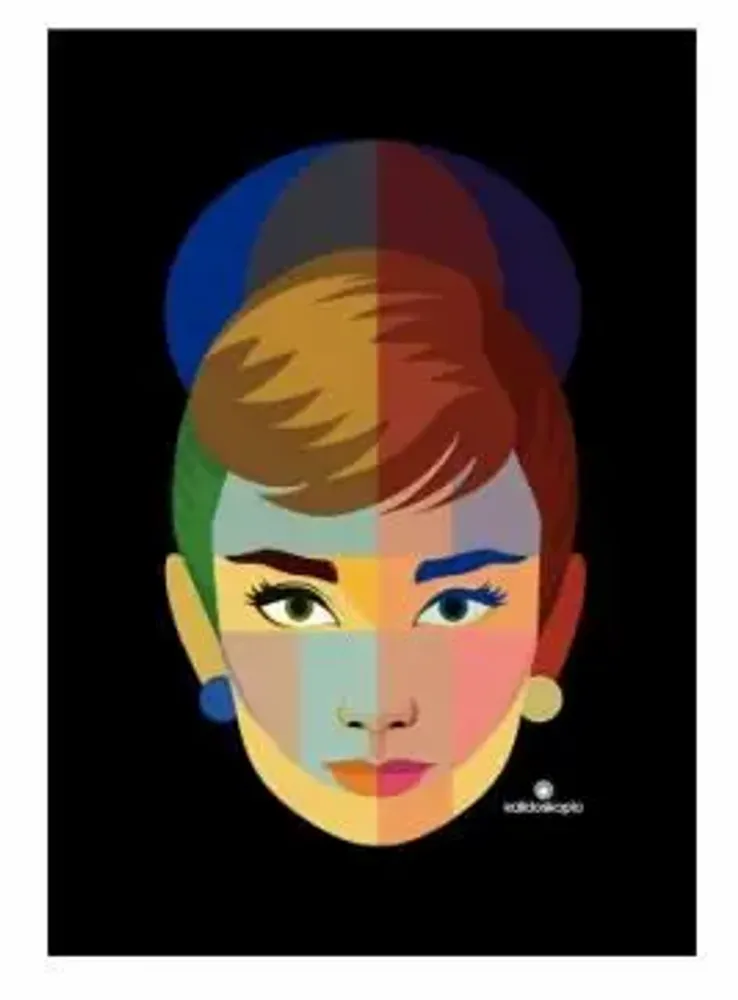 Affiches - Fiche Audrey illustrée - KALIDOSKOPIO