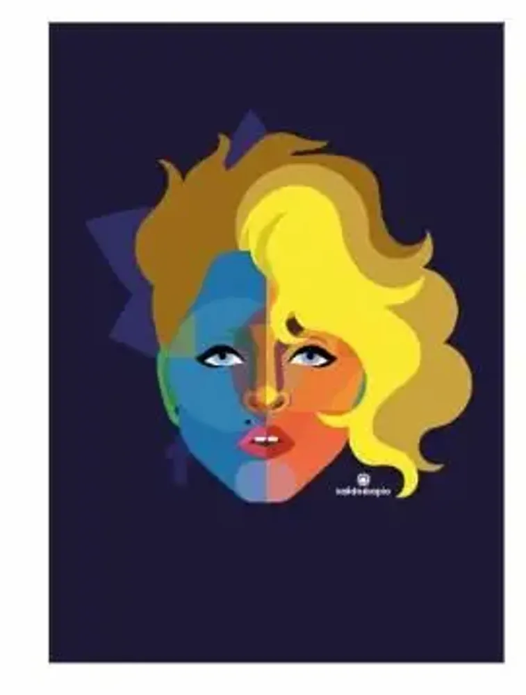 Affiches - Feuille illustrée de Madonna - KALIDOSKOPIO