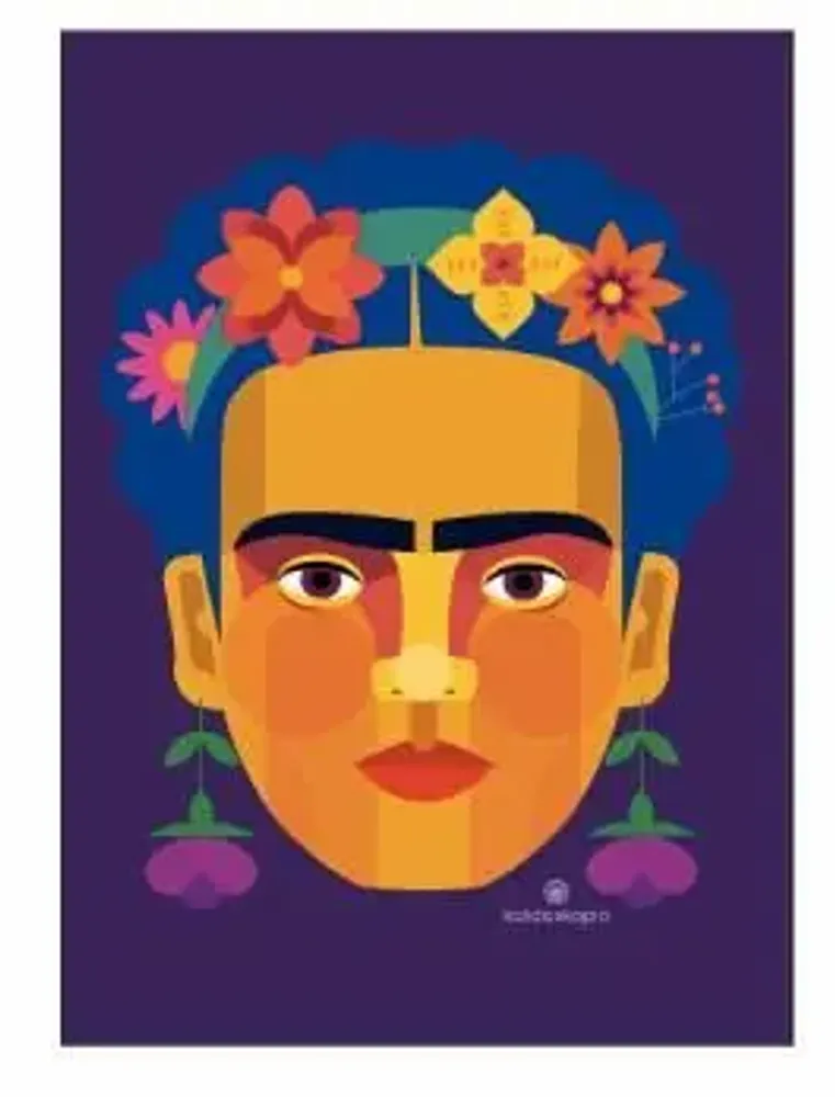 Affiches - Feuille de fleurs illustrées - KALIDOSKOPIO