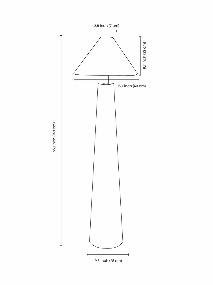 Floor lamps - Tokio Floor Lamp – Minimalist Maple Wood Base with Cotton Cord Shade - PLETOSTUDIO