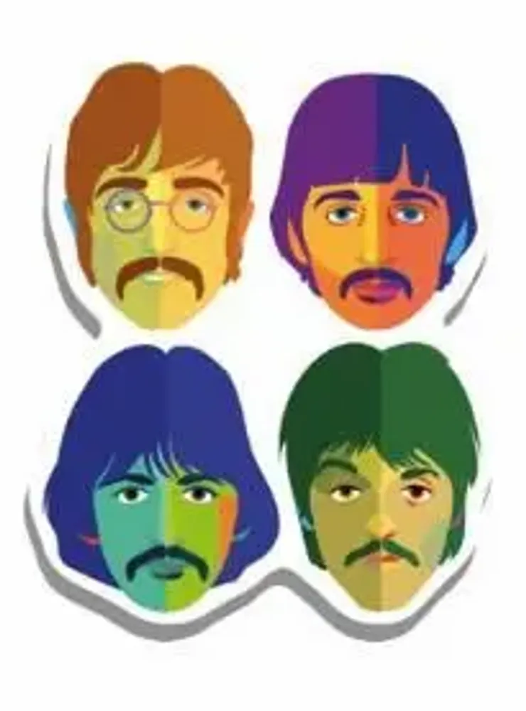 Gifts - Geo Beatles Magnet - KALIDOSKOPIO