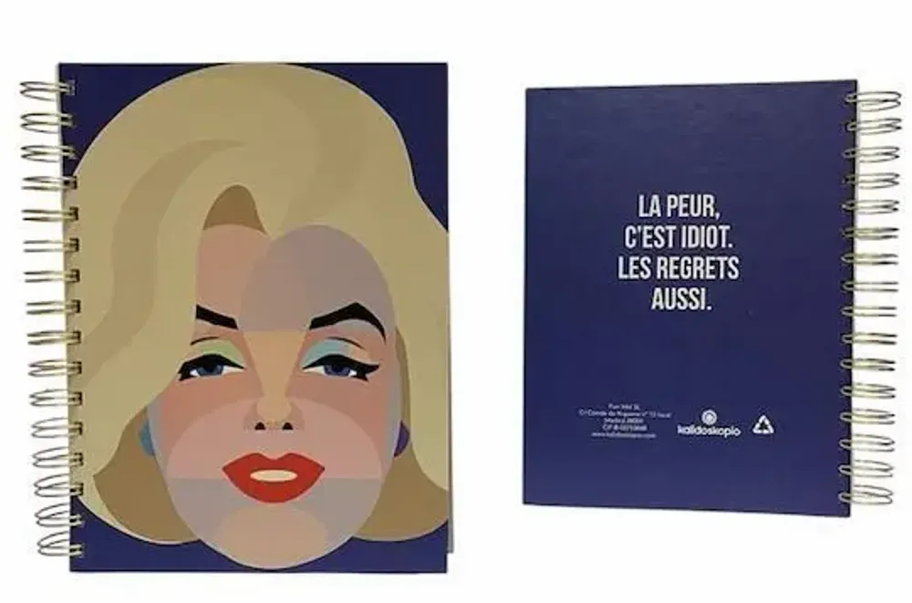 Stationery - GEO ECO Marilyn Notebook - KALIDOSKOPIO