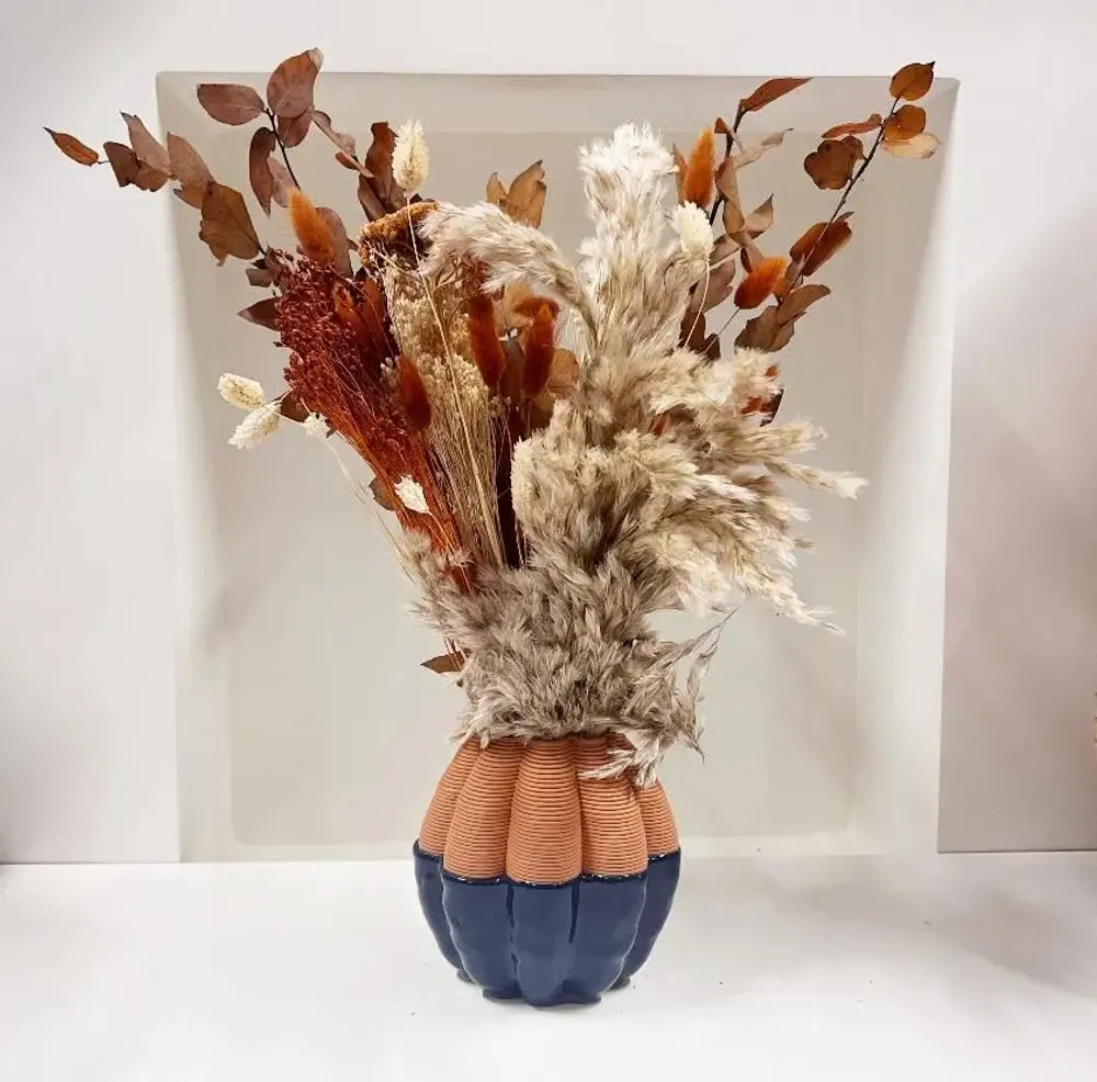 Vases - PETRA 3d clay vase - COMMON PLACE YOUR URBAN JUNGLE
