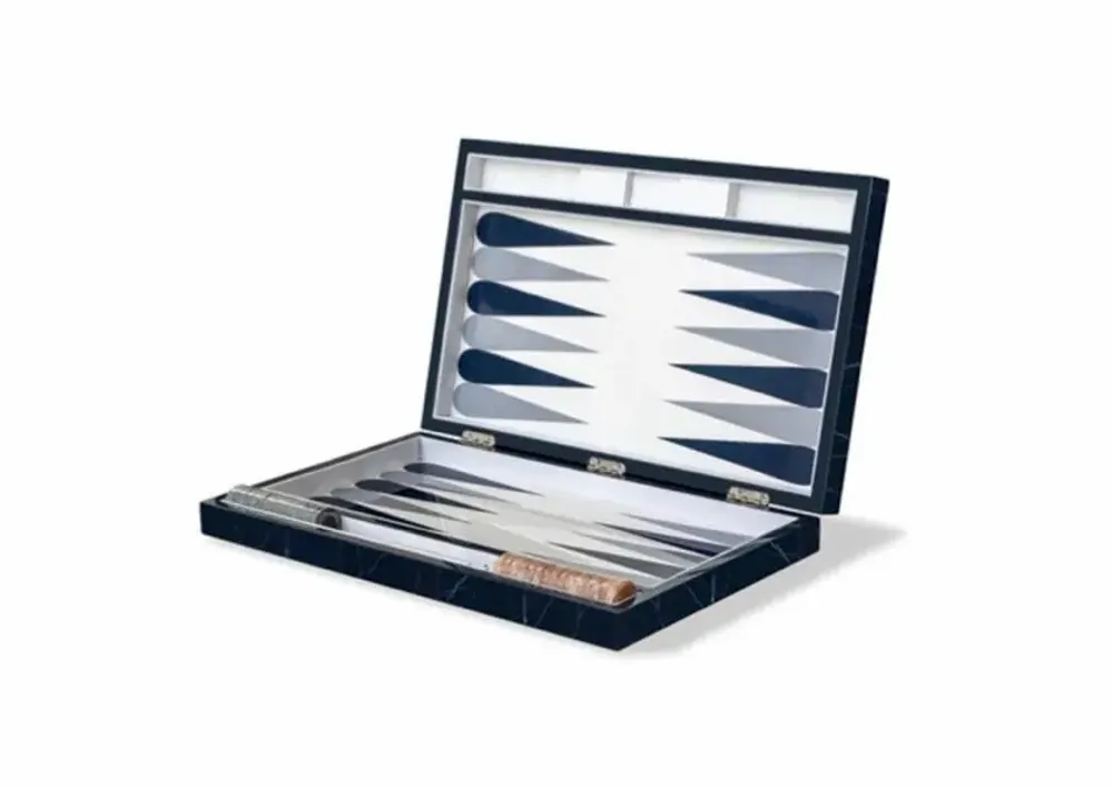 Cadeaux - Jeu de backgammon en laque NIKOS - MAI HOME DECOR PTE LIMITED