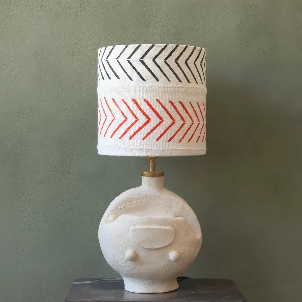 Lampes de table - Lampe de table artisanale unique en céramique Smile - STUDIO WILD ORANGE