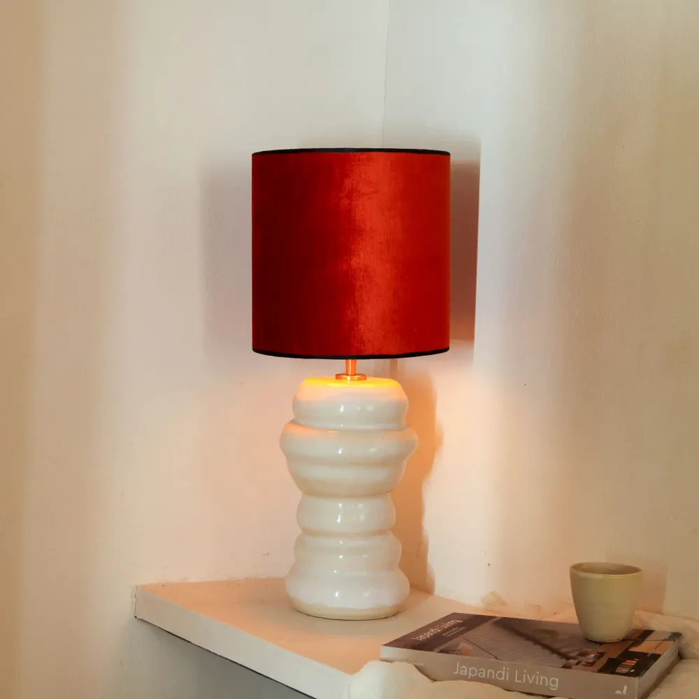 Table lamps - Bubbles handmade ceramic table lamp - STUDIO WILD ORANGE