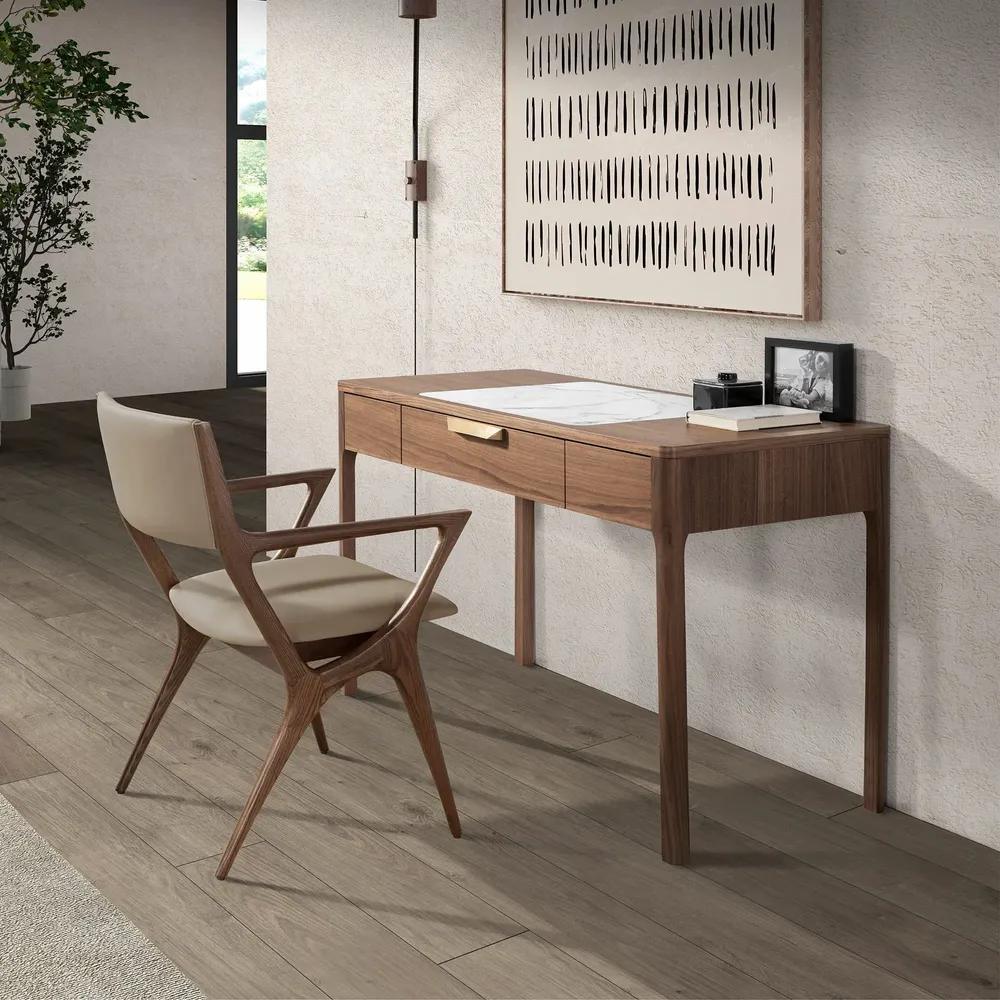 Autres tables  - Coiffeuse en bois de noyer - ANGEL CERDÁ