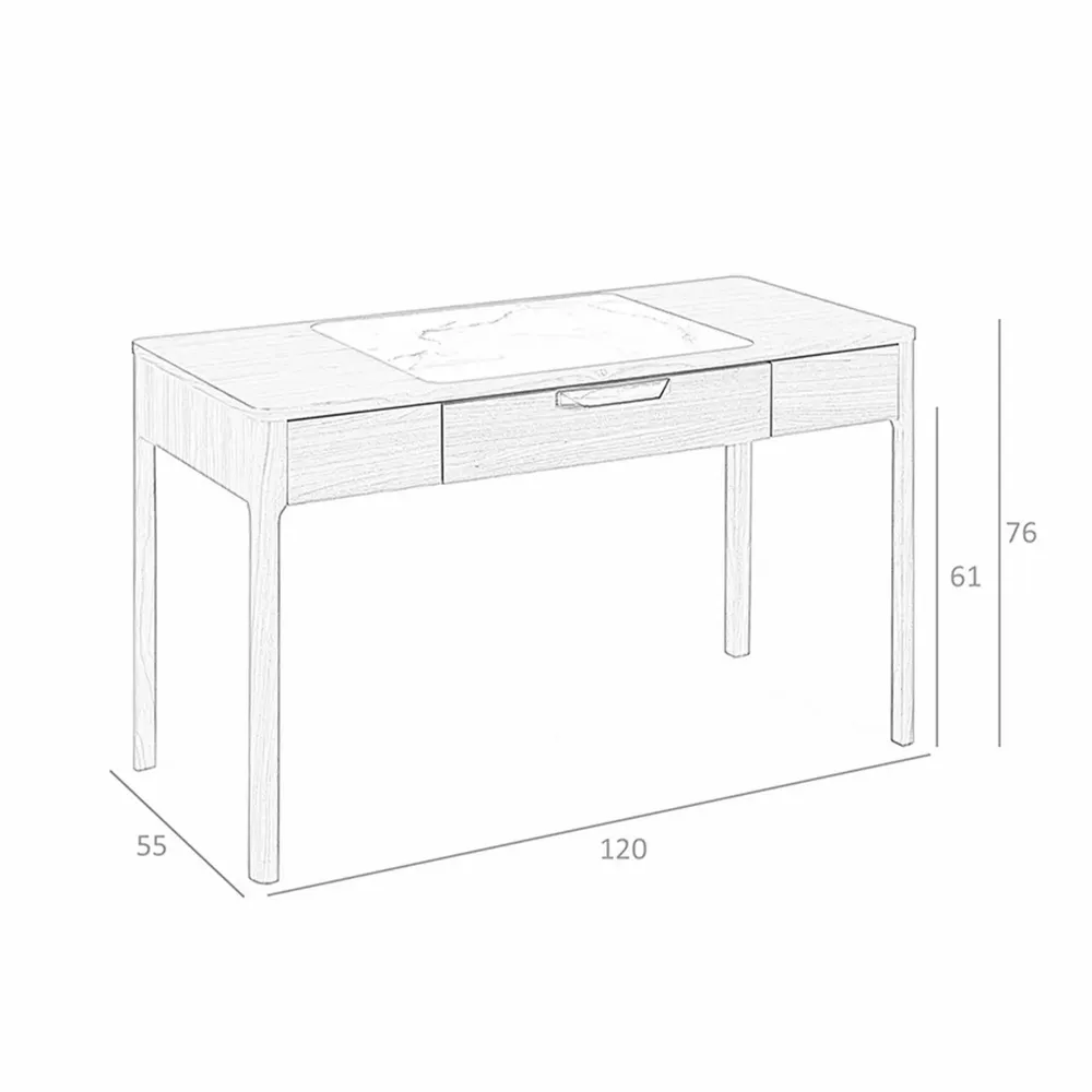 Autres tables  - Coiffeuse en bois de noyer - ANGEL CERDÁ