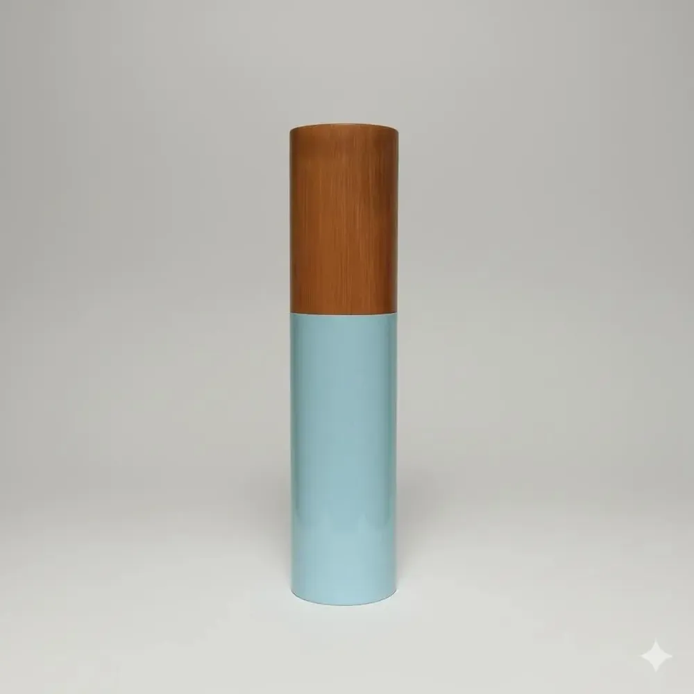 Objets de décoration - Bambou naturel laqué - SATCHA