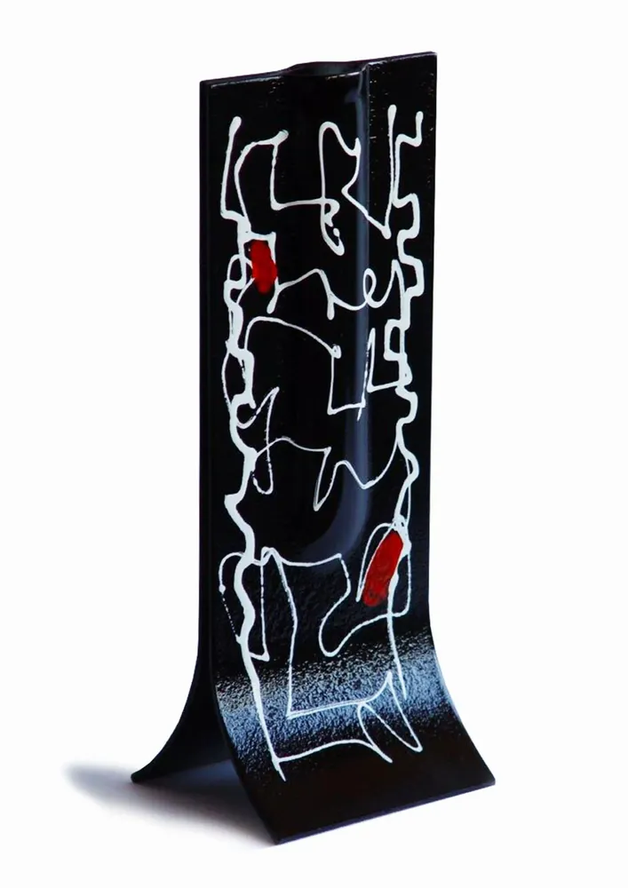 Vases - V79-14x36 - CARNEOL GLASS