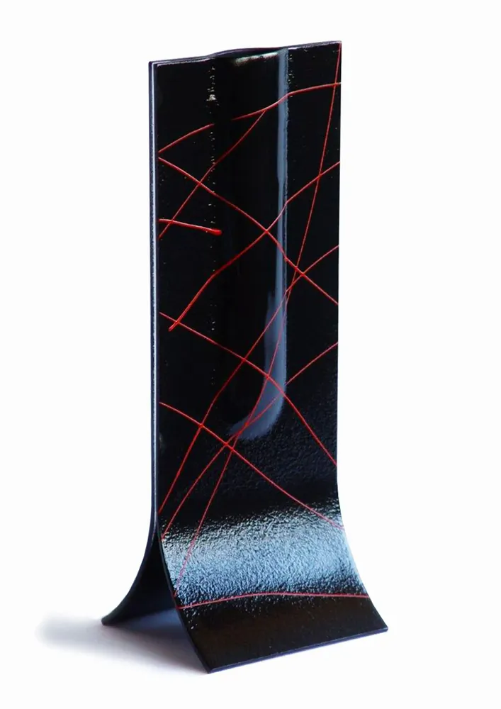 Vases - V80-14x36 - CARNEOL GLASS