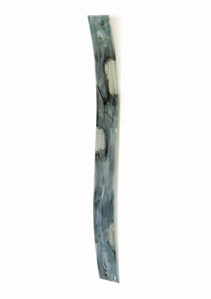 Clocks - Amasonas grey-silver wall clock 12x115 cm - CARNEOL GLASS