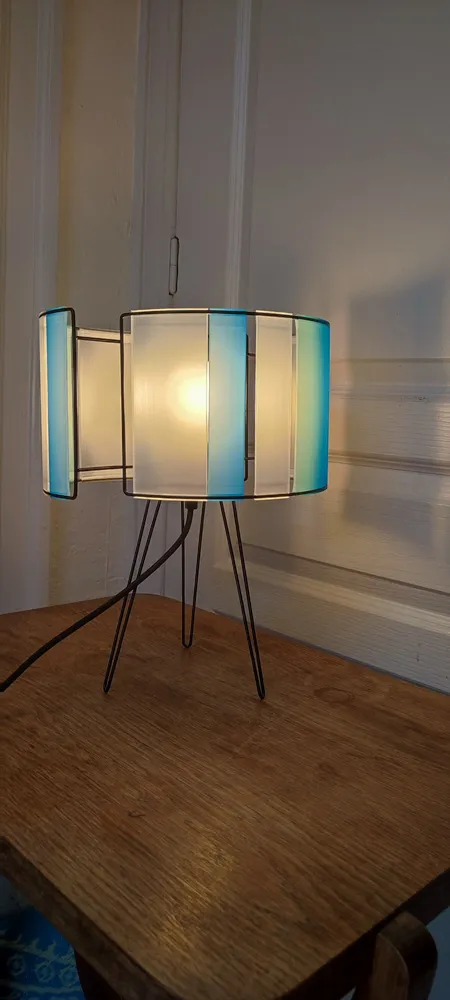 Lampes de table - LAMPE POP STRIPE LE GLACIER - ZARALOBO