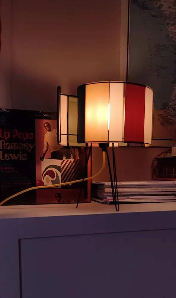 Objets de décoration - LAMPE POP STRIPE L'AUTOMNE - ZARALOBO