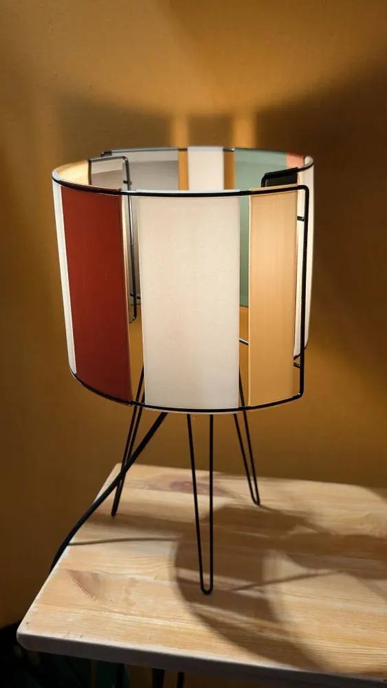 Objets de décoration - LAMPE POP STRIPE L'AUTOMNE - ZARALOBO