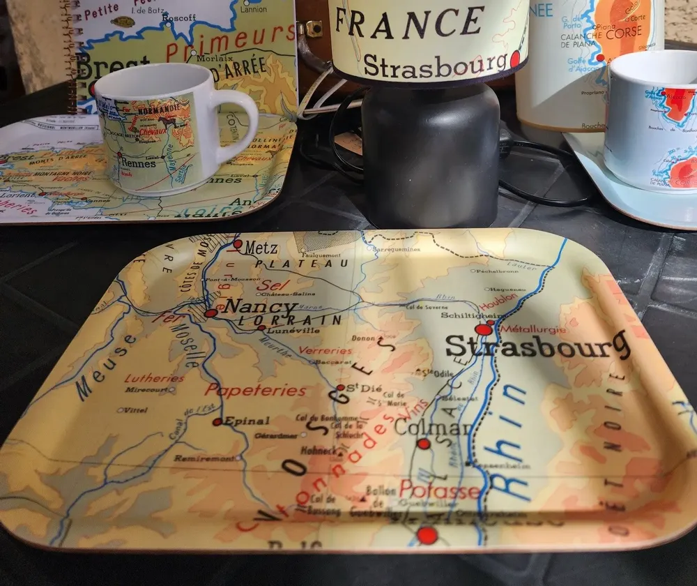 Accessoires thé et café - PLATEAUX  ET MUGS VOUS AIMEREZ LA GEO - ZARALOBO