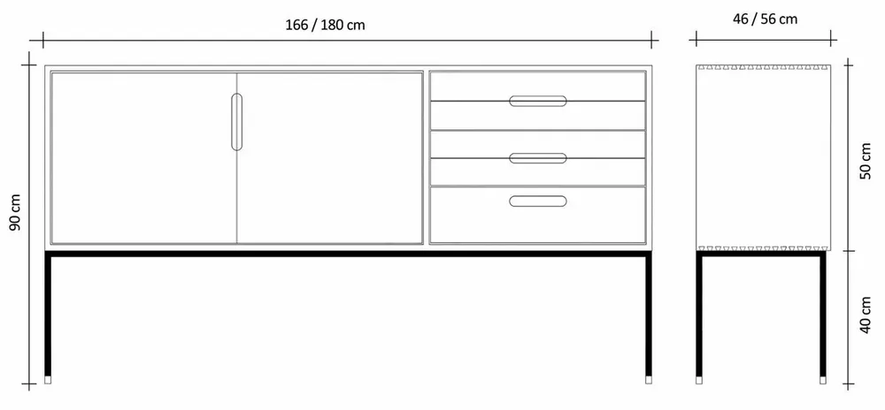 Sideboards - Custom buffet. Cosmopol GBH model - JL STUDIO