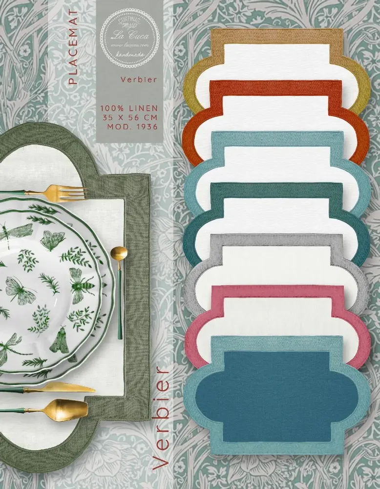 Sets de table - VERBIER NAPPERON EN LIN - LA CUCA