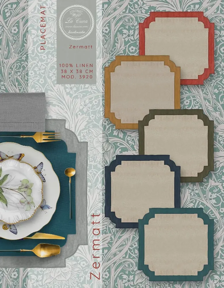 Placemats - ZERMATT LINEN PLACEMAT - LA CUCA