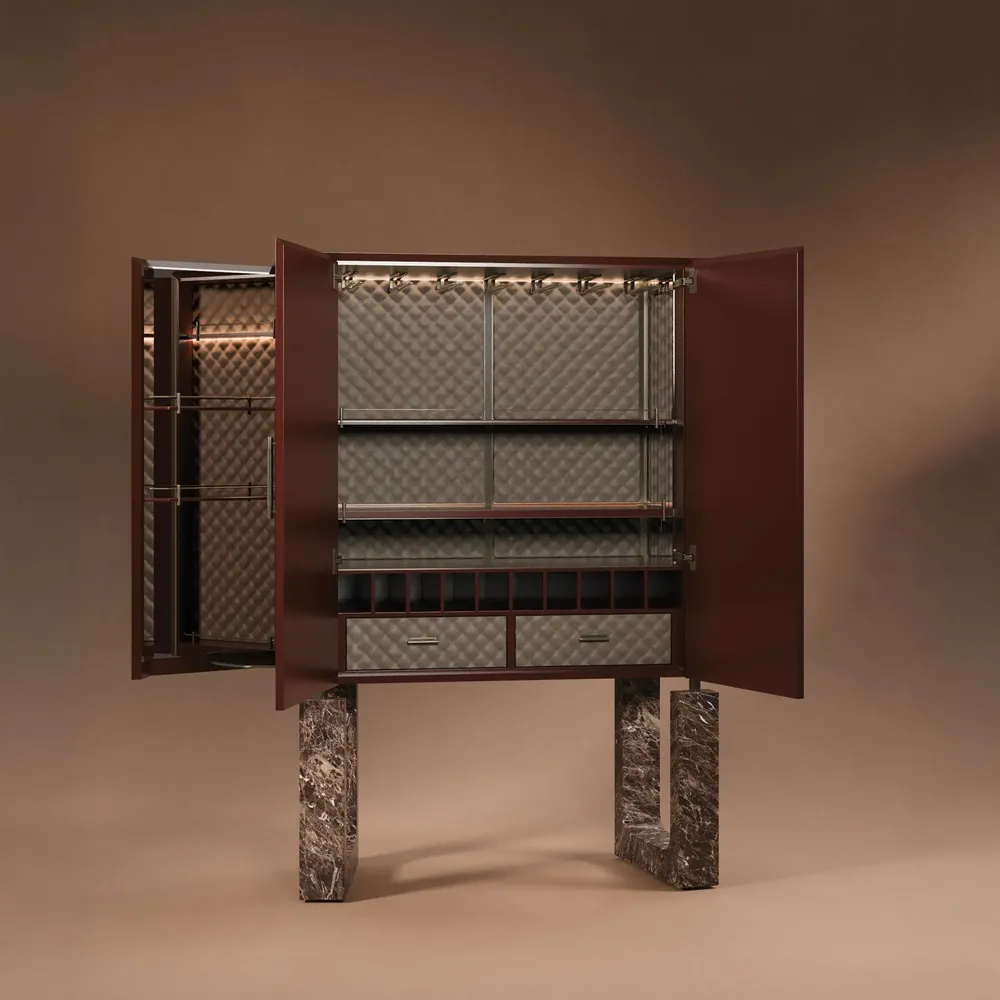 Bookshelves - Lincoln Drink Cabinet Made in Portugal By Porus Studio - PORUS STUDIO