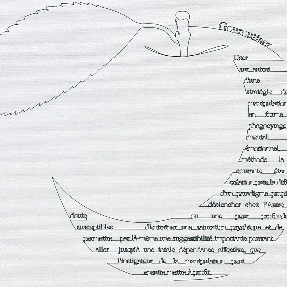 Other wall decoration - A3 print - Minimalist illustration - COSETTE ET LES LYS