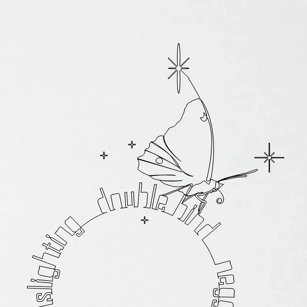 Objets de décoration - Tirage A3 - Illustration minimaliste - COSETTE ET LES LYS